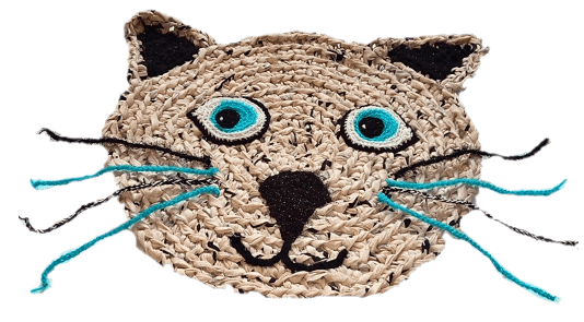 Kattenmatje ecru S/M - Afbeelding 2