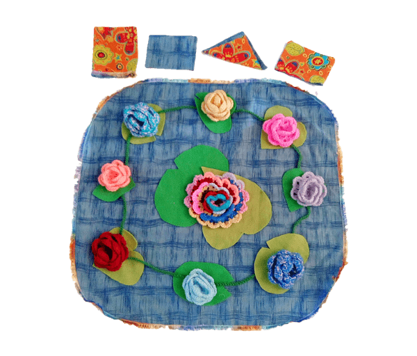 .Kleed fleurige waterlelies B