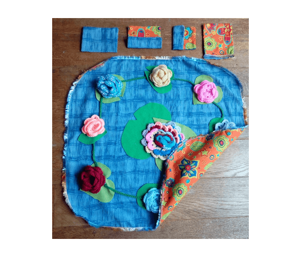 .Kleed fleurige waterlelies B - Afbeelding 3
