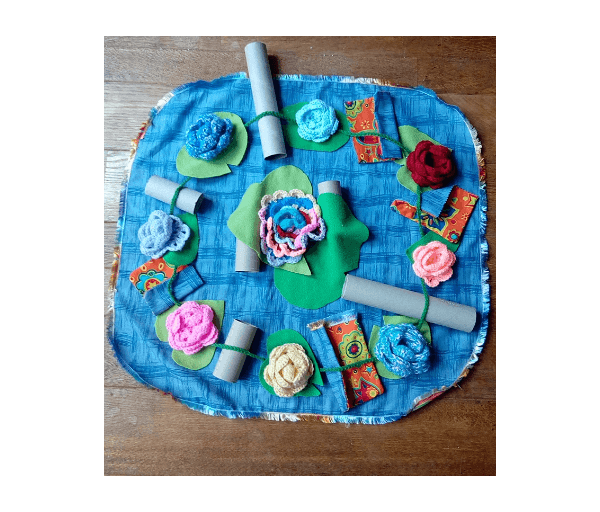 .Kleed fleurige waterlelies B - Afbeelding 2
