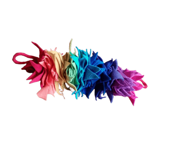 Harmonica-snaffel driehoekjes regenboog S
