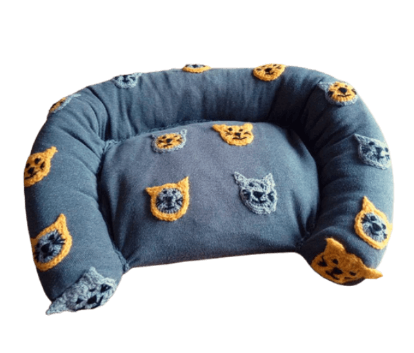.Mand grijs met 'Kattenkopjes' - Afbeelding 6