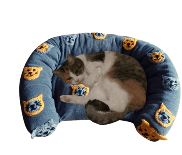 .Mand grijs met 'Kattenkopjes' - Afbeelding 5