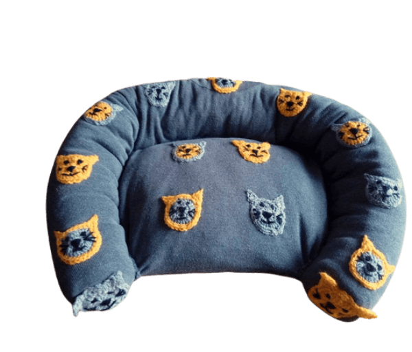 .Mand grijs met 'Kattenkopjes' - Afbeelding 4