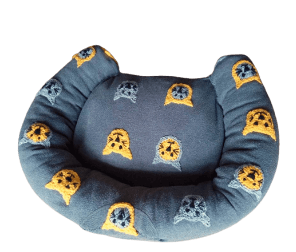 .Mand grijs met 'Kattenkopjes' - Afbeelding 3
