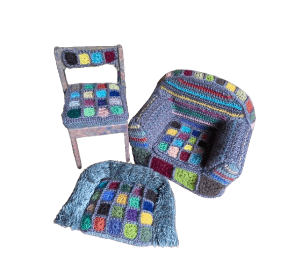 Mand half open – patchwork liggedeelte - Afbeelding 6