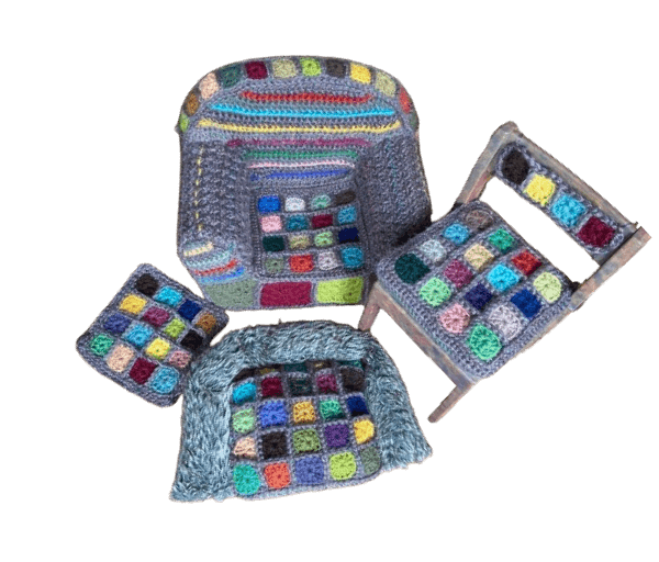 Mand half open – patchwork liggedeelte - Afbeelding 5