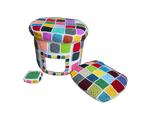 Kattenhutje wit gekleurd XL - Afbeelding 2