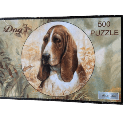 Puzzel rond Basset hond (500 stukjes)