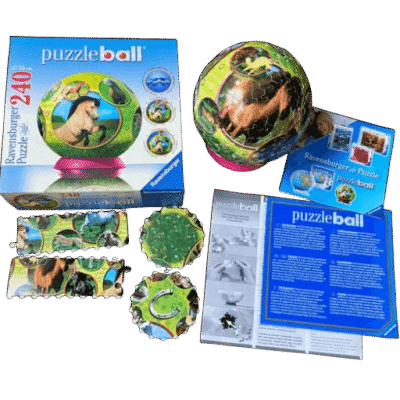 Puzzelbal 3D puzzel paarden (269 stukjes)