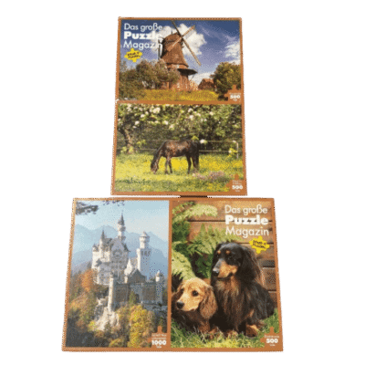Puzzel 4in1 (3x500 en 1x1000 stukjes)