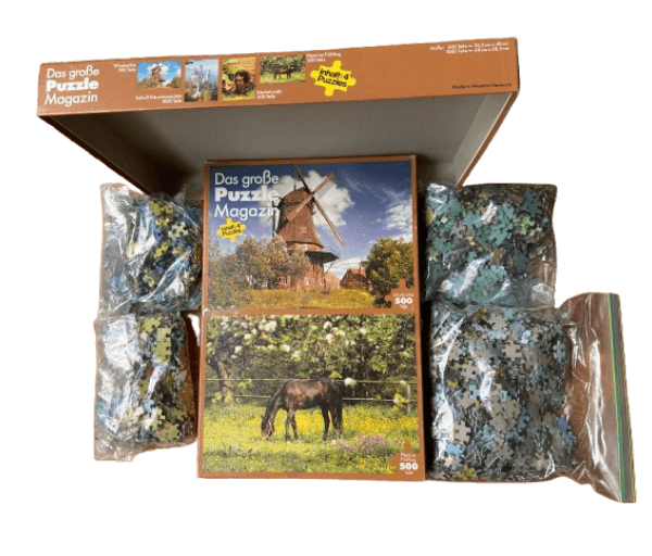 Puzzel 4in1 (3x500 en 1x1000 stukjes) - Afbeelding 2