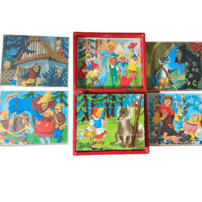 Puzzel vintage sprookjes Hermann Eichhorn 6in1 (20 blokken)