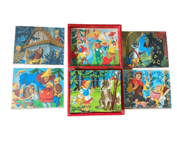 Puzzel vintage sprookjes Hermann Eichhorn 6in1 (20 blokken)