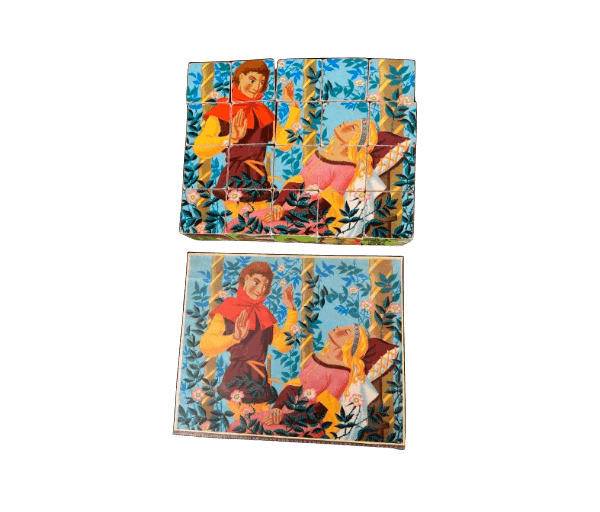Puzzel vintage sprookjes Hermann Eichhorn 6in1 (20 blokken) - Afbeelding 8