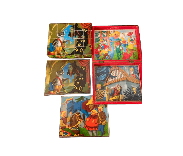 Puzzel vintage sprookjes Hermann Eichhorn 6in1 (20 blokken) - Afbeelding 6