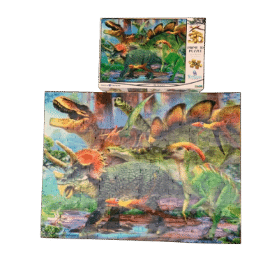 Puzzel 3D Dino's Triceratops (300 stukjes)