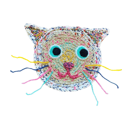 Kattenmatje gekleurd S/M