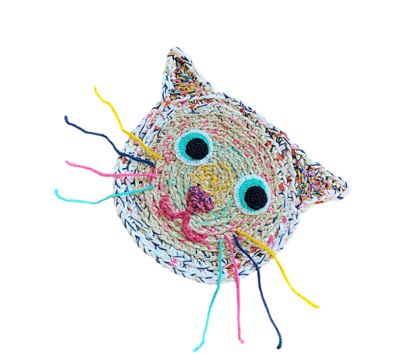 Kattenmatje gekleurd S/M - Afbeelding 2